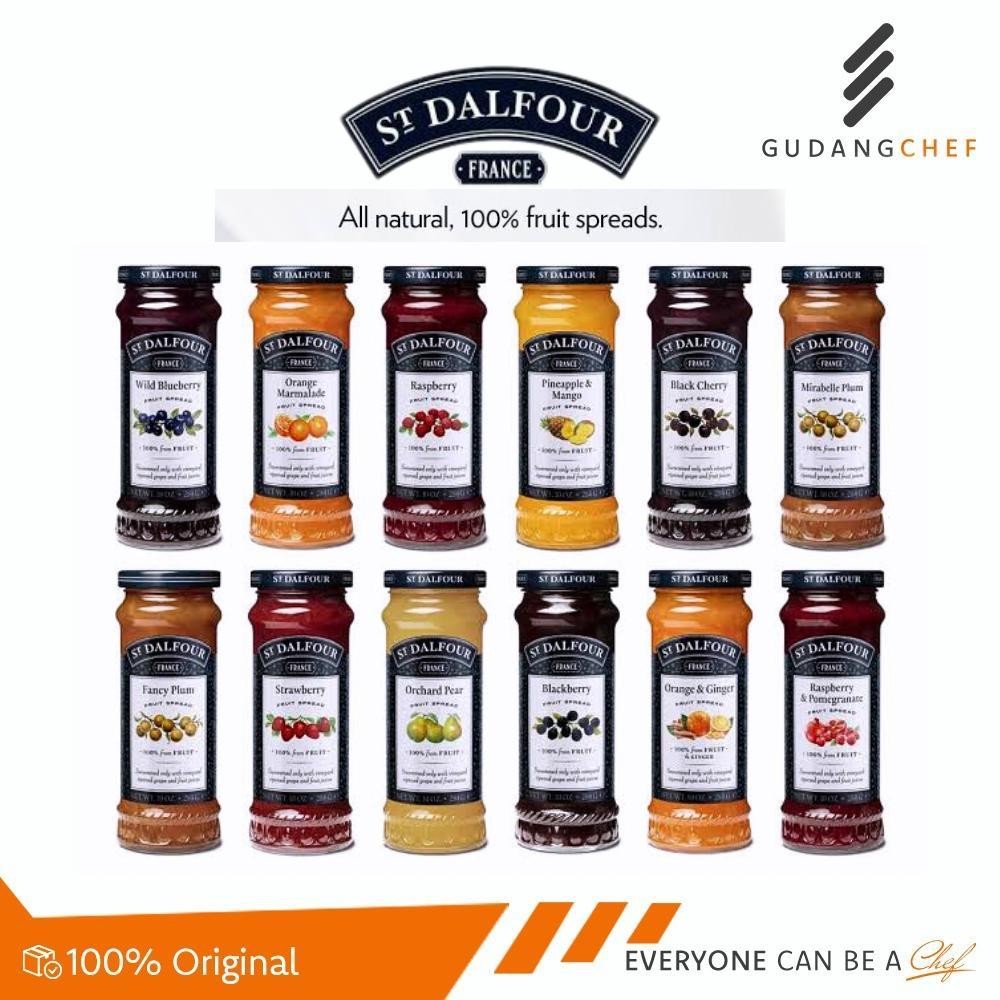 

St Dalfour Selai Buah PRANCIS (284 Gram) - Selai untuk Roti dan Kue
