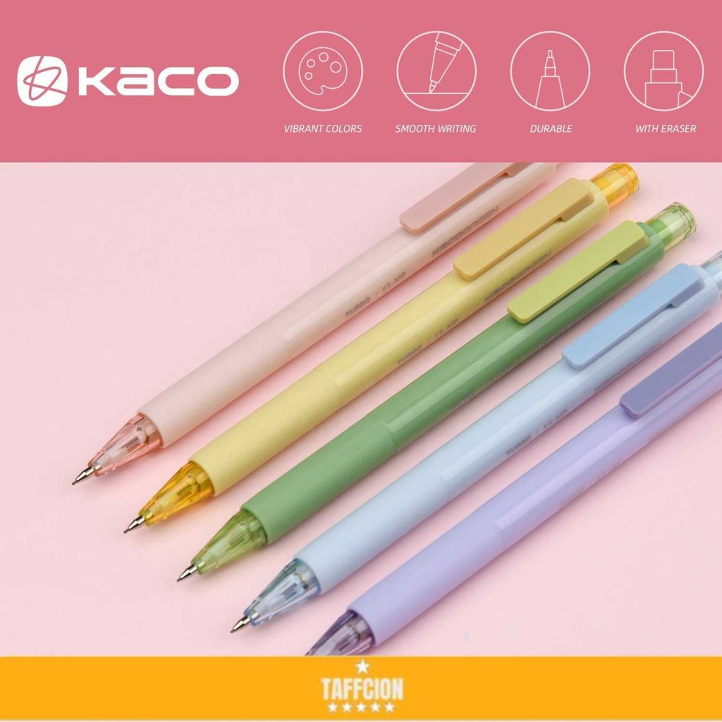 

Kaco TURBO Pensil Mekanik Mechanical Pencil 0.5mm with Refill - K5-MP