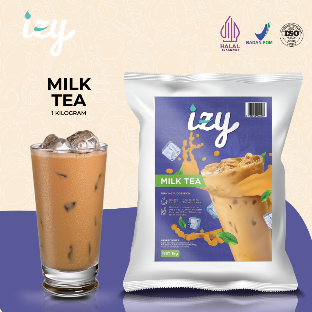 

Izy Powder Drink Milk Tea - Bubuk Minuman Teh Susu