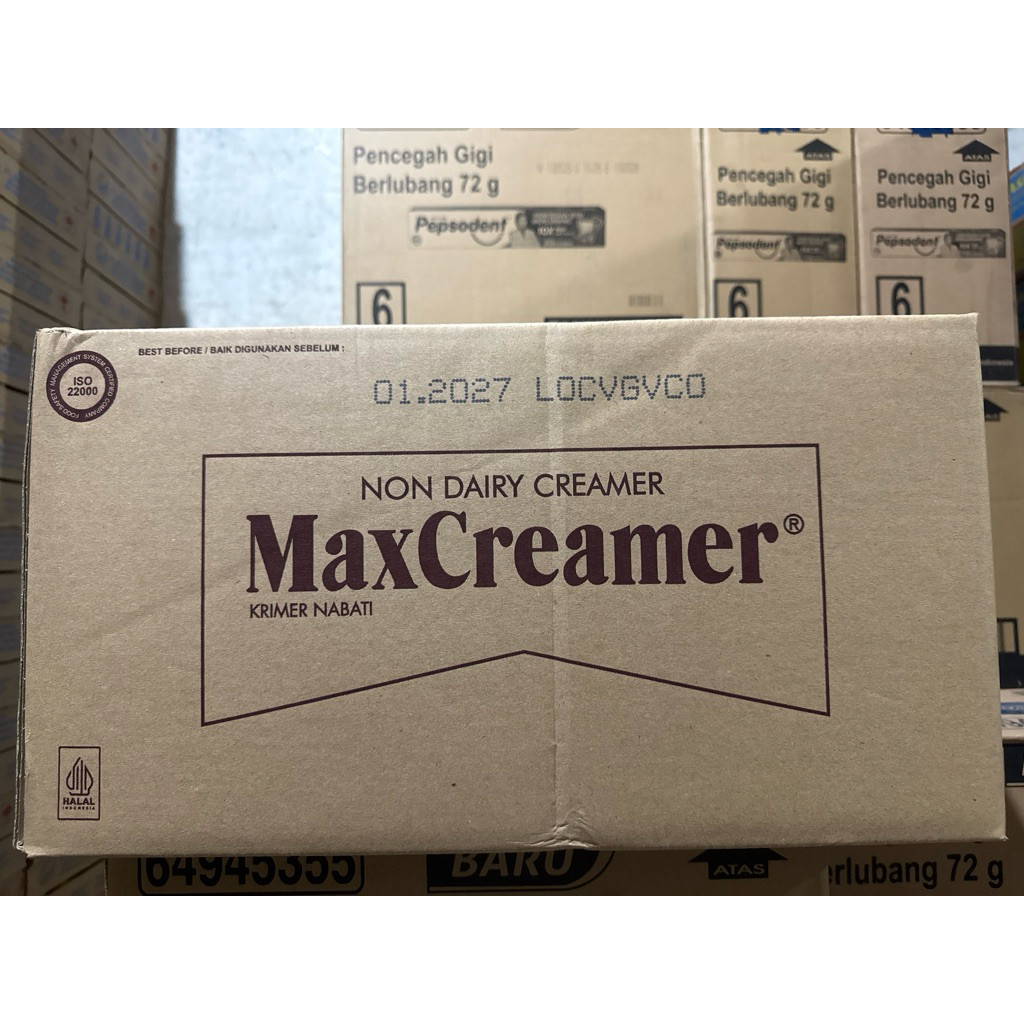 

MaxCreamer 500 gram @ 24 box / 1 dus