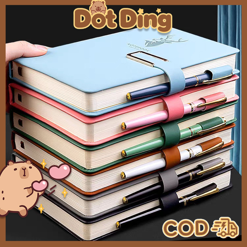 

[DOTDING]Buku Catatan A5 Kantor Buku Agenda Bisnis Buku Meeting Desain Minimalis Dengan Pengait Tebal & Berkualitas Perlengkapan Sekolah/Kantor