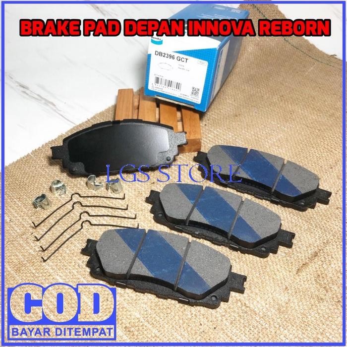 BRAKE PAD INNOVA REBORN - KAMPAS REM DEPAN INNOVA REBORN BENDIX DB2396 GCT - -, -
