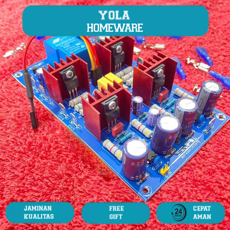 Kit Driver 140watt 140w BTL Out Collector Bridge Modif Includ Protektor Led Display