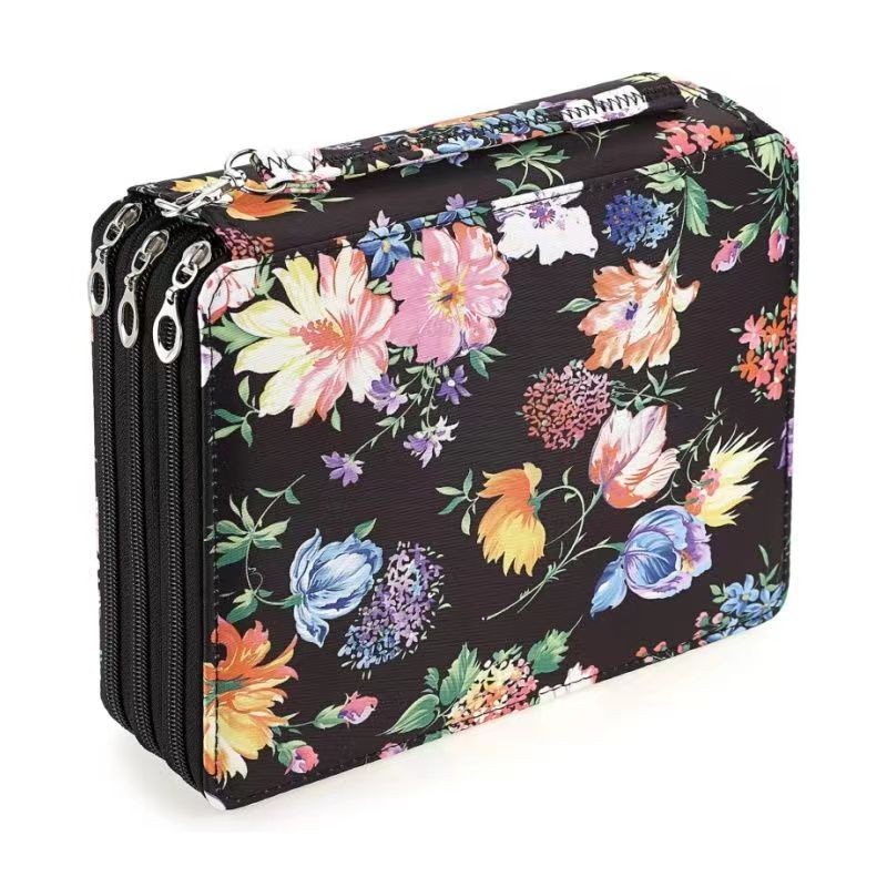 

Pencil Case School Supplies 120 Slots Girls Colored Pencilcase Kit Kawaii Stationery Organizer Bag Large Capacity Pen Box Pouch