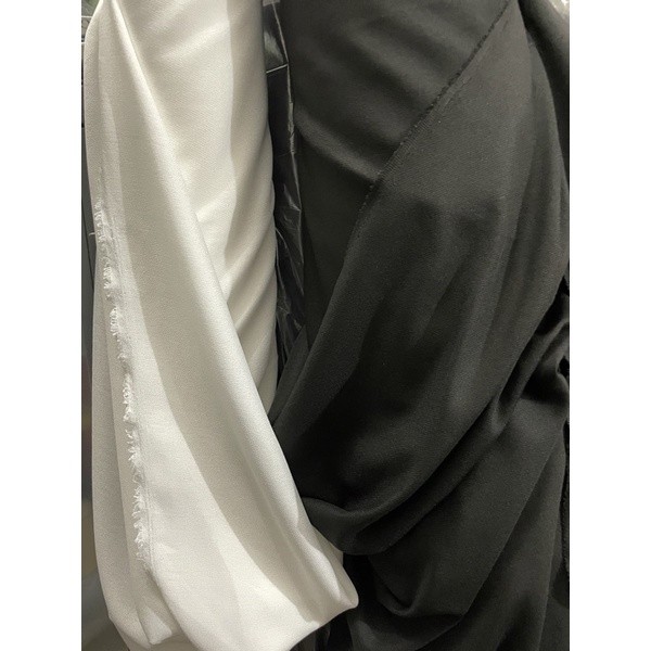 Kain kaos trikot sangat tebal ada lem pd42180 lebar 150cm/ trikot lengket tebal untuk lapisan blazer