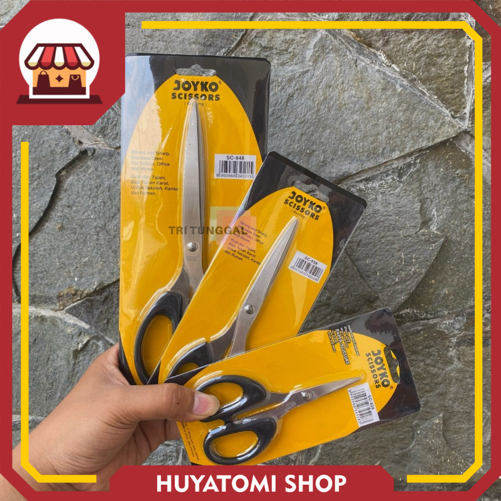

Promoo Gunting JOYKO Tanggung Scissors Alat Pemotong Kertas Karton Peralatan Sekolah Kantor Office School Perlengkapan Tools Stuff Tajam Potong Bahan Stainless Steel DIY Berkualitas Cut Bufalo Kardus Box Alat Rumah Tangga Plastic Logam