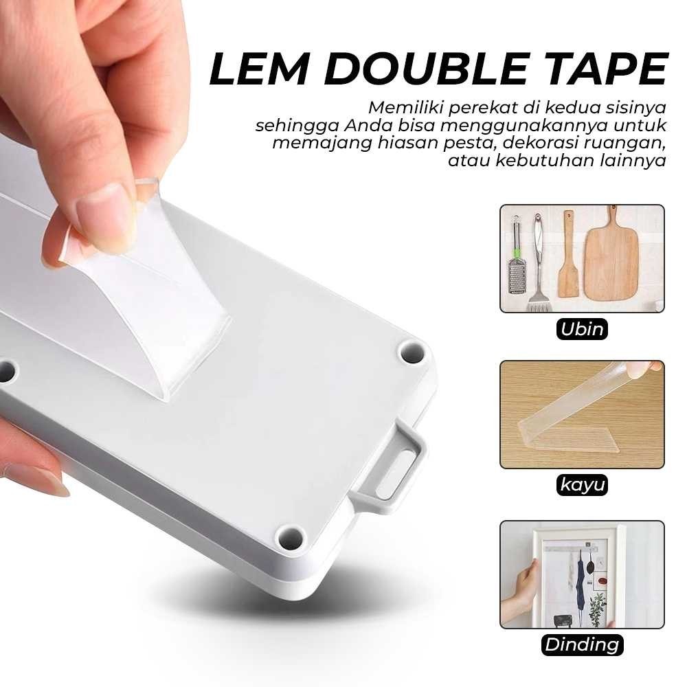 

AUTENTIC PACK Selotip Double Tape Transparent Acrylic 3M - HL878