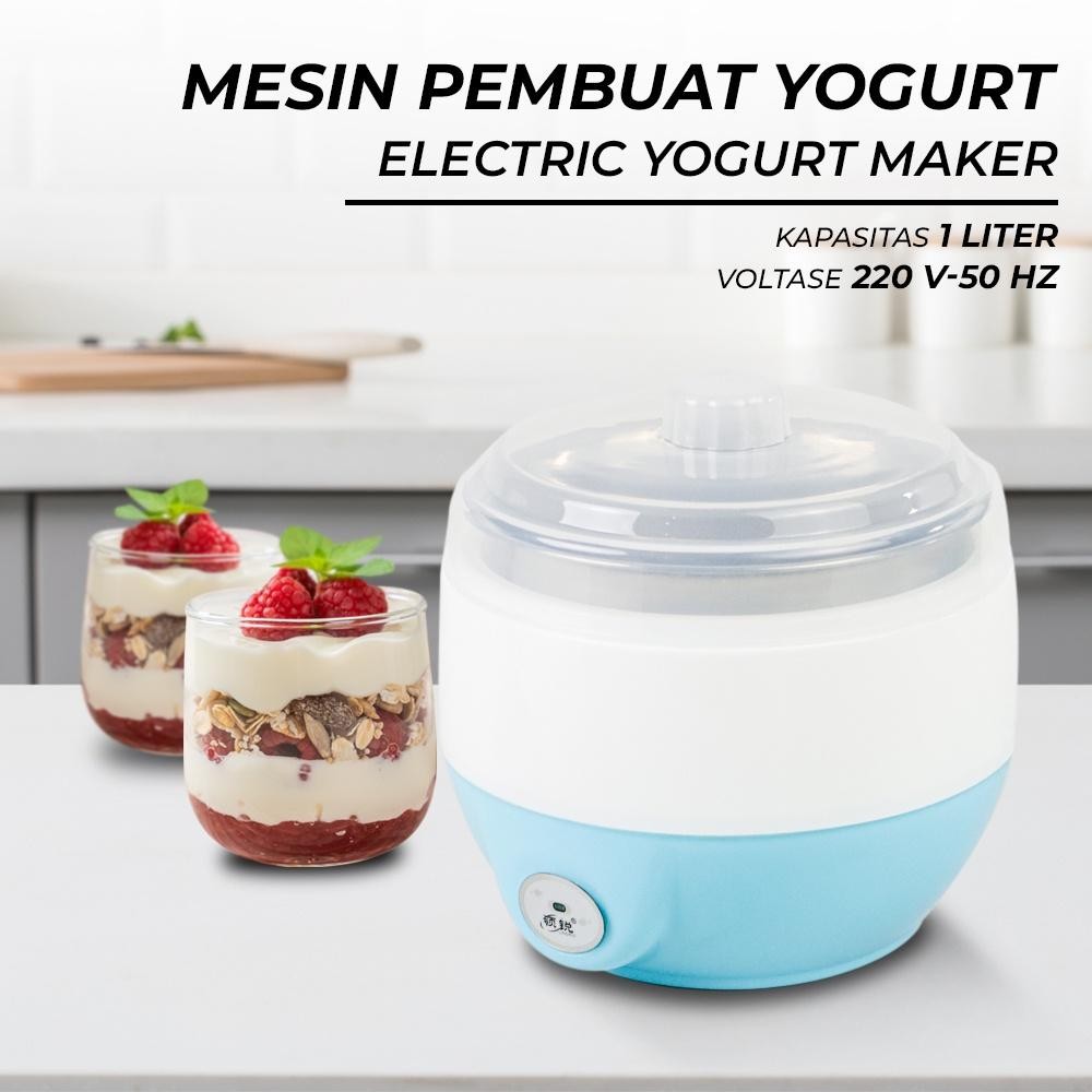 

Mesin Pembuat Yogurt Elektrik Portable 1L 15W dengan Pot Stainless Steel