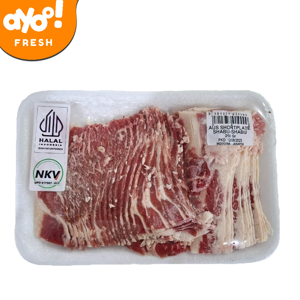 

AUS Beef Shortplate Shabu Shabu 250g – Daging Sapi Slice