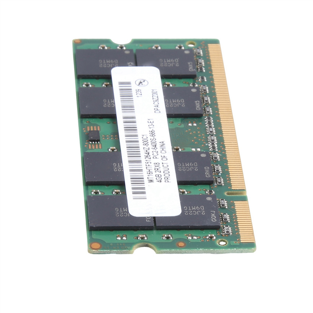 FUFU For MT DDR2 4GB 800Mhz RAM PC2 6400S 16 Chips 2RX8 1.8V 200 Pins SODIMM for Laptop Memory