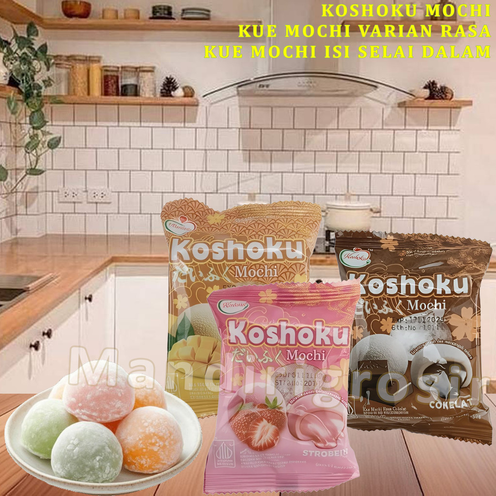 

Kue Mochi Varian Rasa - Koshoku - Kue Mochi Isi Selai Dalam - 30gr