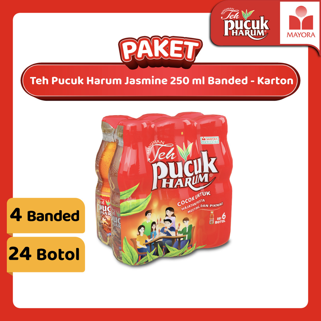 

Paket Teh Pucuk Harum Jasmine 250 ml Banded - Karton