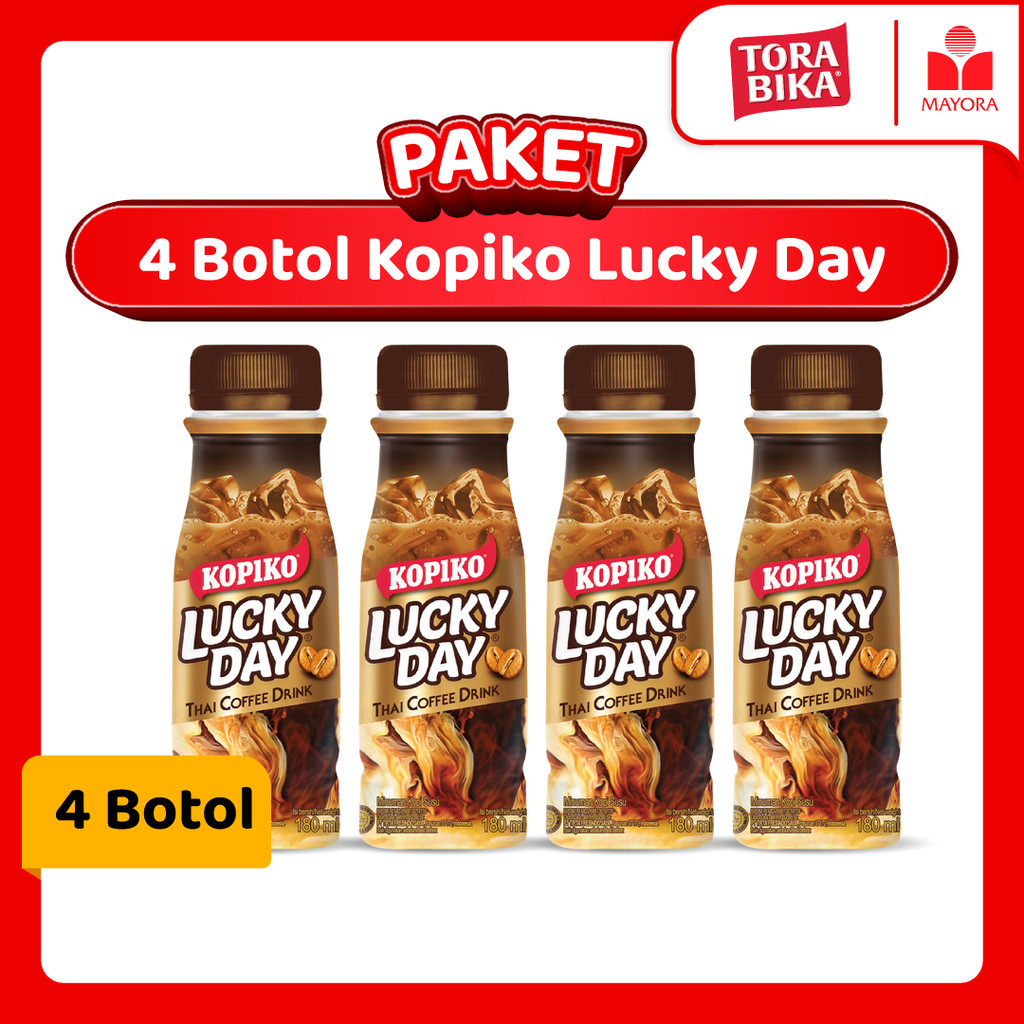 

Paket 4 Botol Kopiko Lucky Day