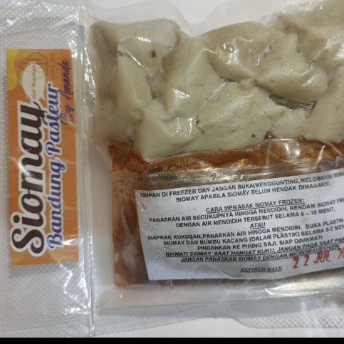 

SIOMAY BANDUNG PASTUER BY AMANDA 300GRAM ISI 10