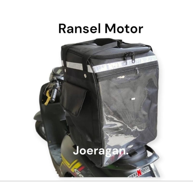 Ransel Kurir Tas Ransel Motor Anti air/ Tas Delivery Jumbo / Ransel Kurir / Tas Grabfood / Tas Kirim