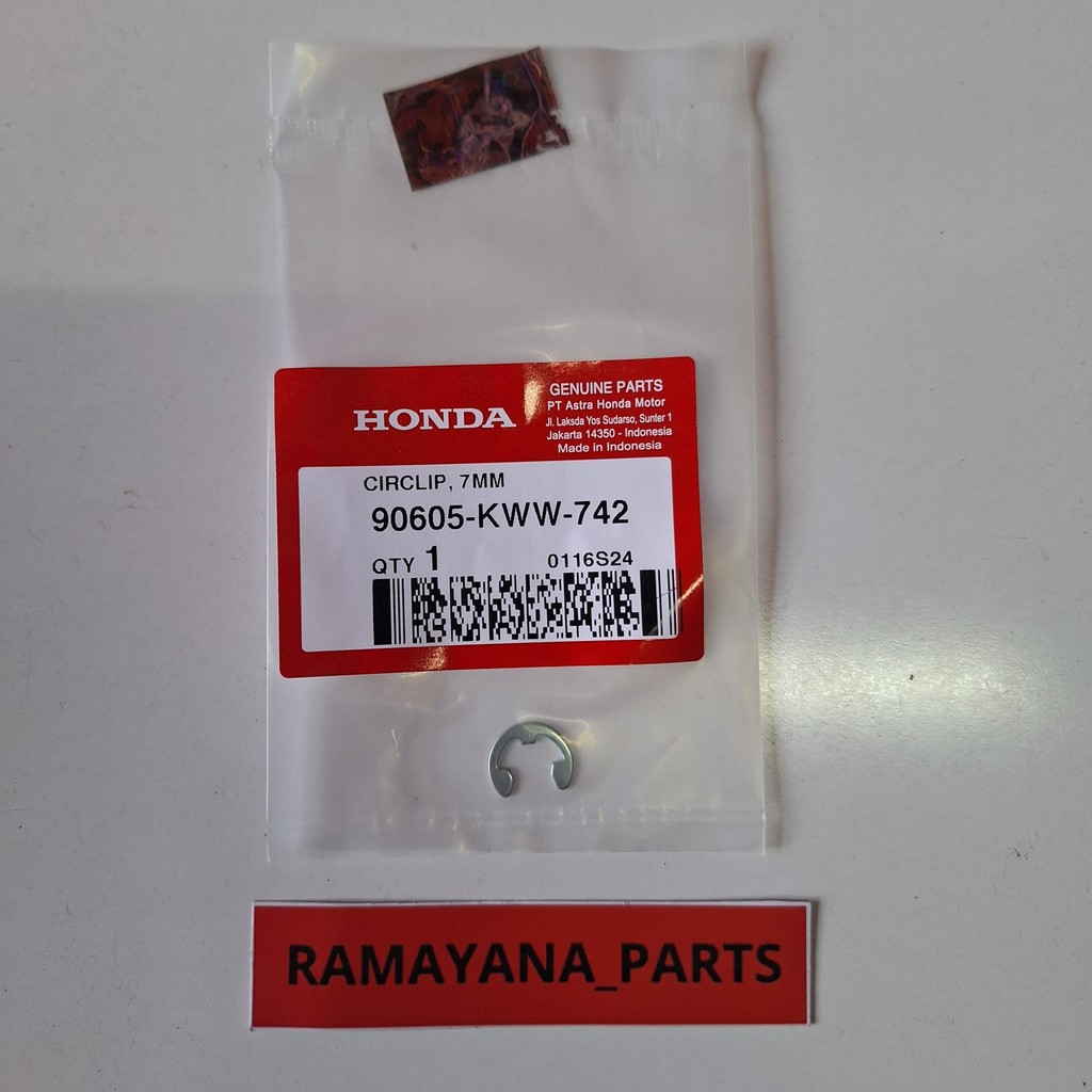 Circlip 7MM Honda Revo FI 90605KWW742