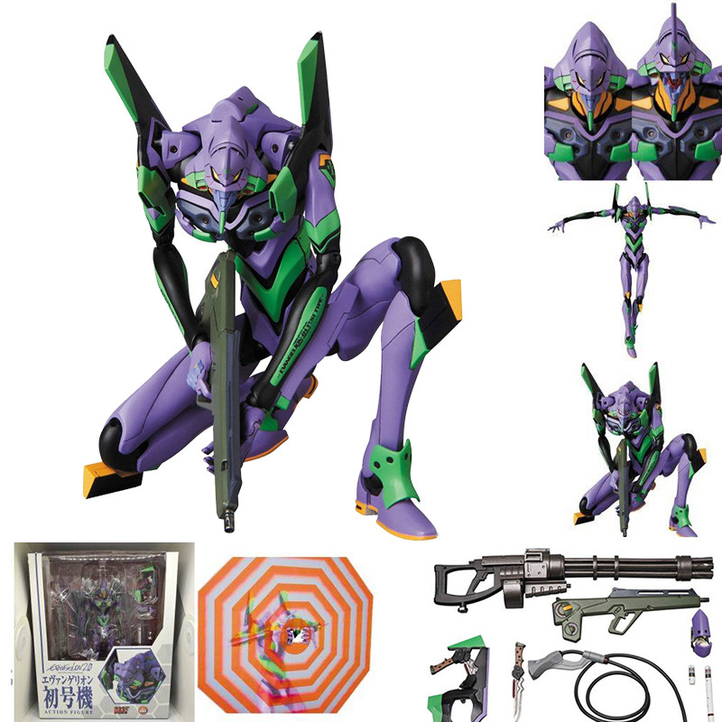 Mafex Evangelion EVA 01 Figure Revoltech 080 Evangelion EVA 01 Action Figurine Model Toy Doll Gift