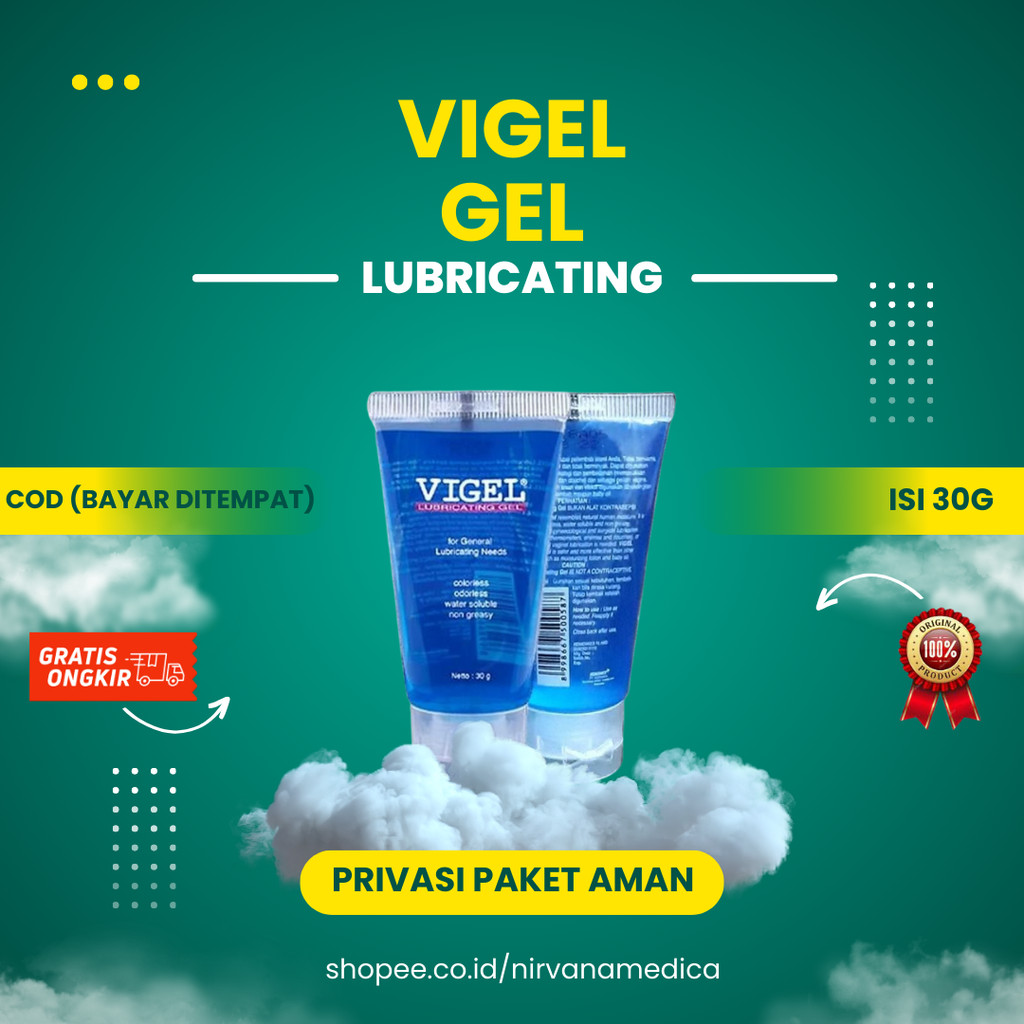 Vigel Lubricant Gel Pelumas Pelicin Vigel - 30 gram