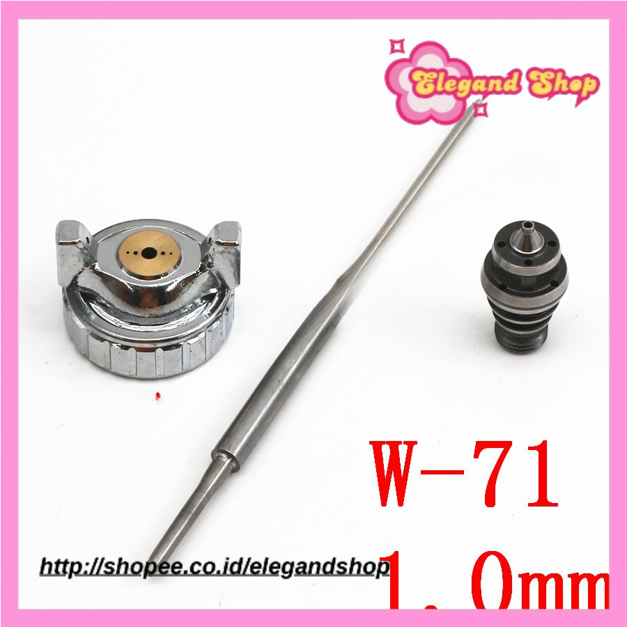 Japan W-71 spray gun nozzle, needle + air cap kits  1.0/1.3/1.5/1.8mm, Japan made, W71 paint spray g