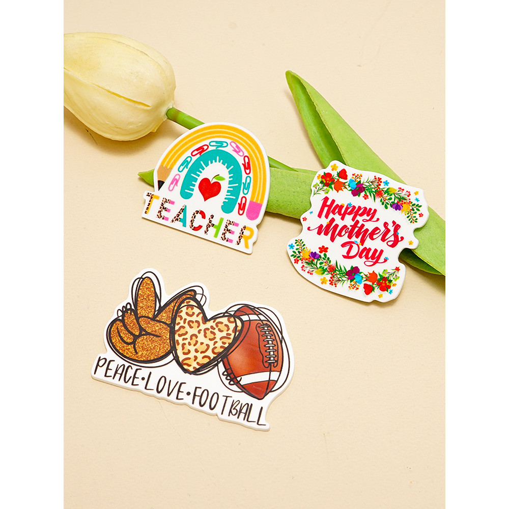 

DIY Back To School Season Printed Craft Supplies Sewing Accessories Planar Resins Mold 10 Pieces. PR-258281