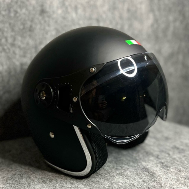 HELM PILOT ITALY LIST SILVER PREMIUM | HELM PILOT PREMIUM | HELM PILOT ITALY | HELM SNI