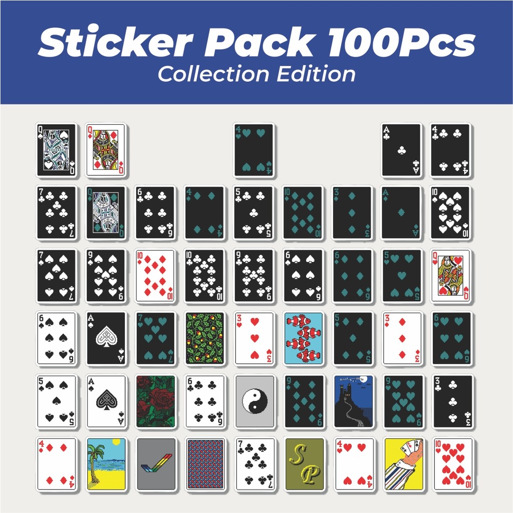 

Hot Stiker Kartu Poker V6 Lucu Anti Air Stikers Berperekat Waterproof Sticker Decal Buat Motor Helm Buku Journal Koper Casing HP Laptop Botol Minum