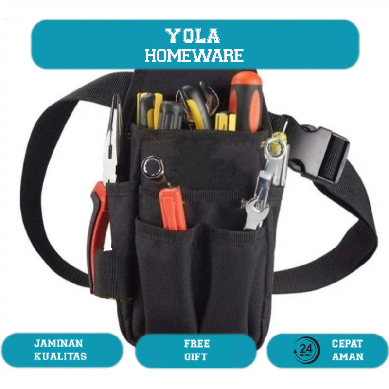 tas teknisi listrik dan tukang / tas pinggang teknisi listrik / tas perkakas pinggang / ellectrical 