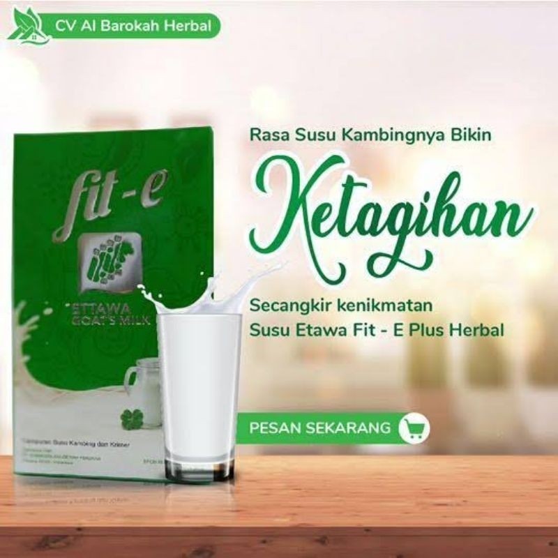 

FIT E SUSU KAMBING ETAWA PLUS BIDARA TEMULAWAK PEGAGAN 1 BUNGKUS 200GR ORIGINAL