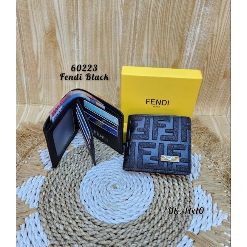 MK89UH Dompet lipat pria embos Dompet kartu terbaru free box premium 60223