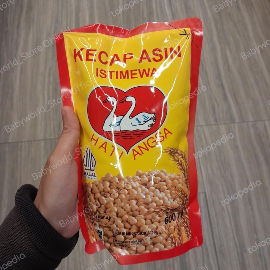 

Kecap Asin Hati Angsa Refill 600ml