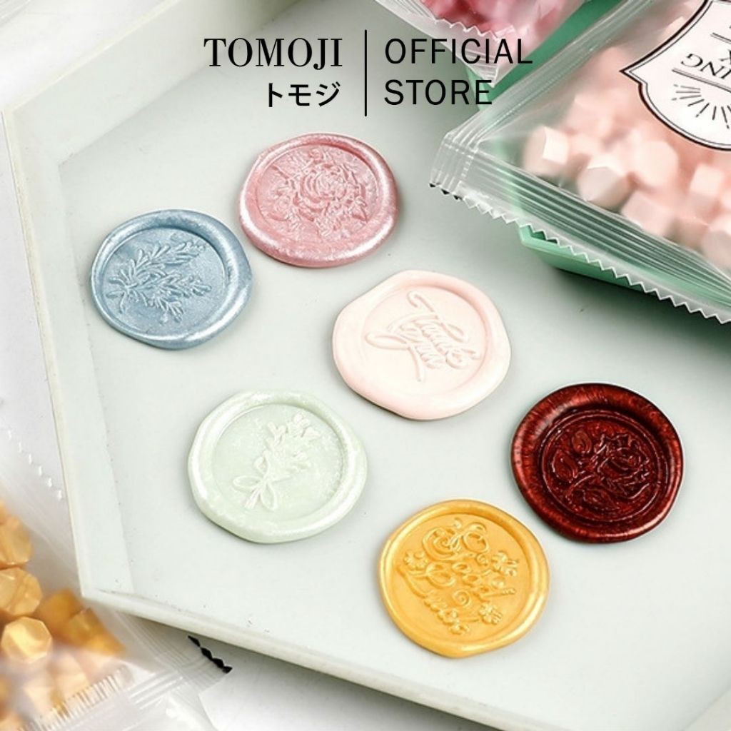 

Wax Seal Stamp – Hiasan Amplop Unik - Lilin Segel Amplop Premium Estetik - 100pcs per pack
