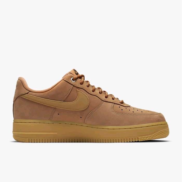 Sepatu Basket Pria Nike Air Force 1 Low Flax Wheat CJ9179-200