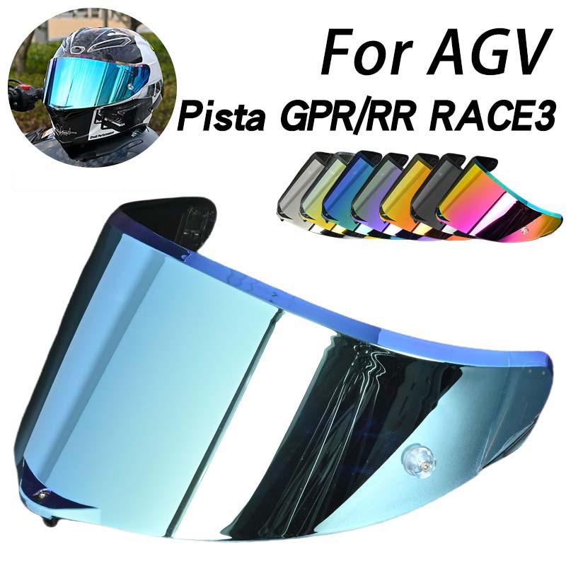 16 Colors Motorcycle Full Face Helmet Visor Lens Case for AGV PISTA GP R GP RR Corsa R CorsaR RACE3 