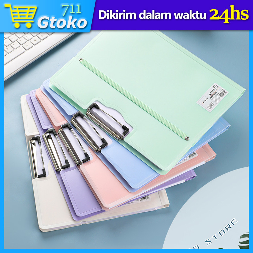 

Clipboard A3 Lipat Dokumen Horisontal Clipboard With Cover Folder File Folder Kertas Papan Klip Perlengkapan Kantor Sekolah