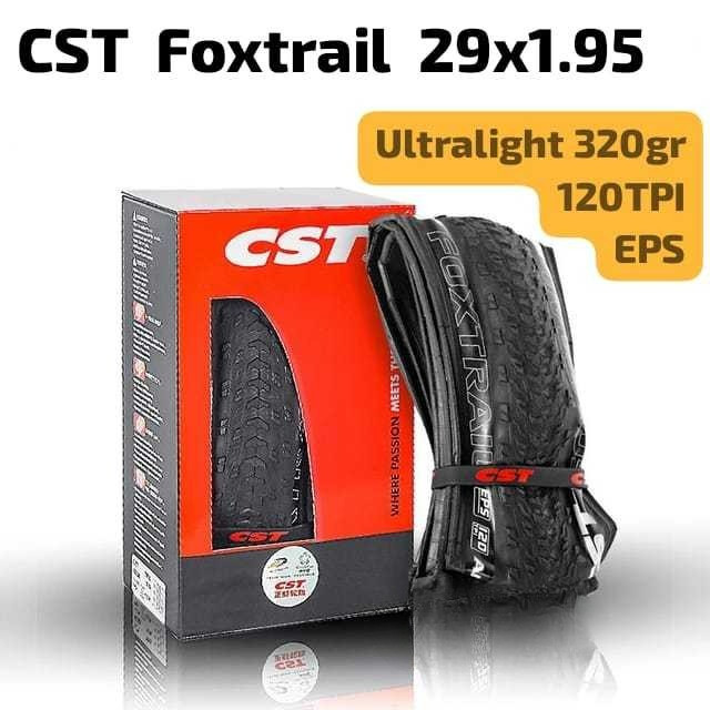 CST Foxtrail Ban Luar 29 x 1.95 Inch 29x1.95 Ultralight Kevlar 120 TPI EPS Foldable MTB XC Race