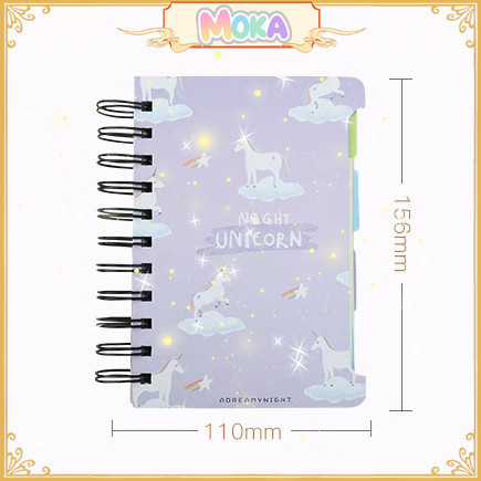 

MOKA Notebook Ring Isi 120 Lembar Halaman Dengan Pembatas Halaman Dan Hard Cover Aesthetic MKA78