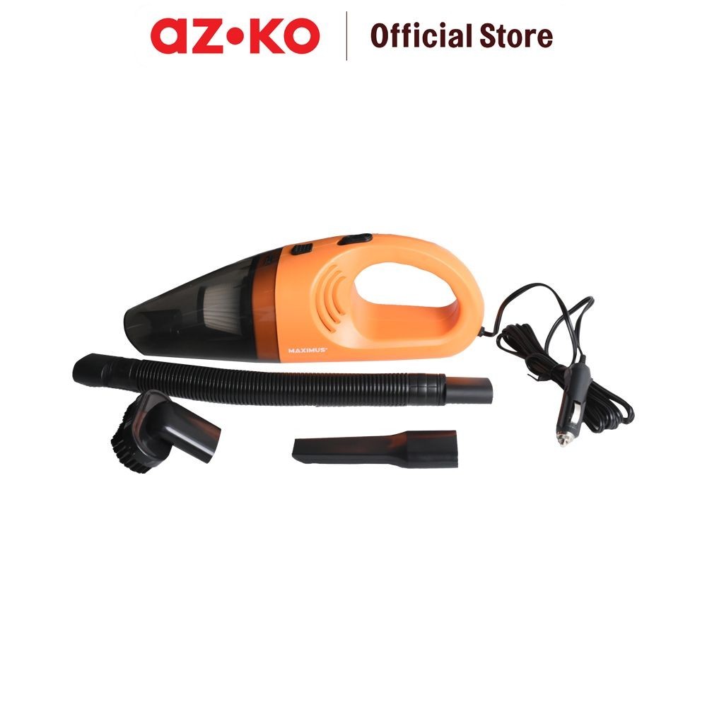 AZKO Maximus Vacuum Cleaner Wet & Dry Mobil 80 watt 12V Car Vacuum Cleaner Penyedot Kotoran Portable
