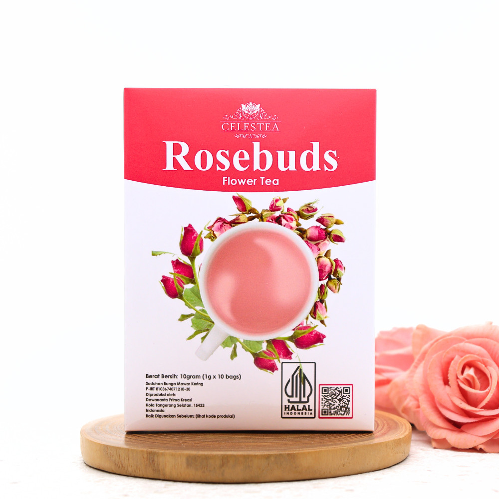 

Rosebuds Artisan Tea Teh Kuncup Bunga Mawar - Celestea