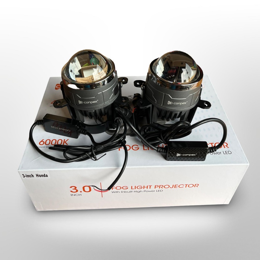 Conpex Foglamp 3 Inch Dan 2 Inch Lampu Foglamp Projector Honda