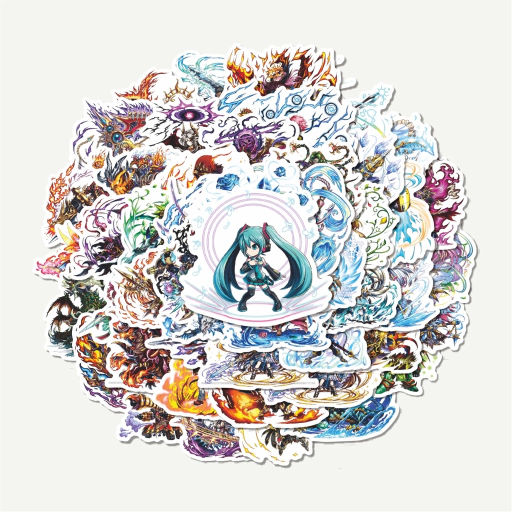 

Sticker Pack Stiker Game Series Brave Frontier Karakter Mix 5 | Sticker TUMBLR | Stiker LAPTOP KOPER HELM