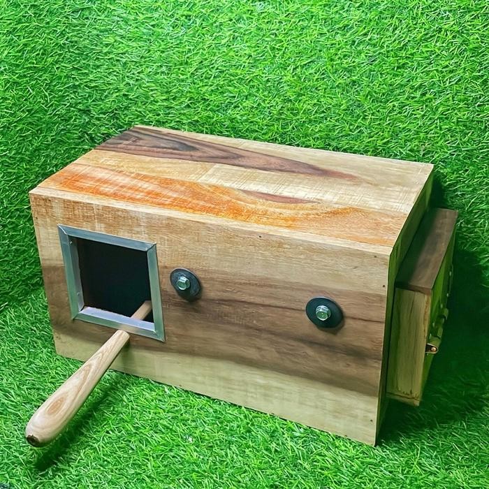 Glodok kaca persegi sangkar bertelur burung paruh bengkok Falk Conures Monk - Pintu Kotak List