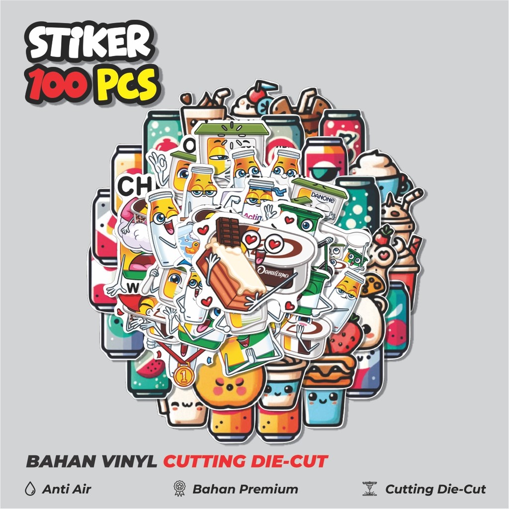 

Terbaru! 50 pcs Stiker Extd Summer Dekorasi Lucu Kreatif untuk Notebook, Skateboard, HP