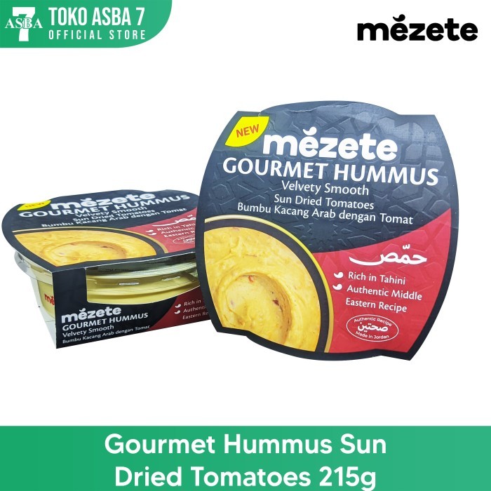 

MEZETE HUMMUS SUN DRIED TOMATO 215GR