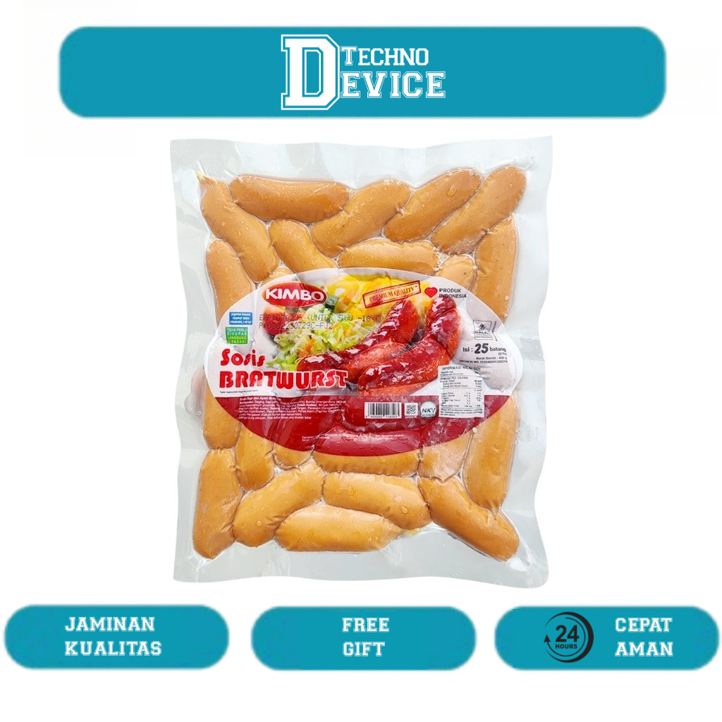 

Kimbo Sosis Bratwurst Mini Cooktail 450gr - Brothermeatshop