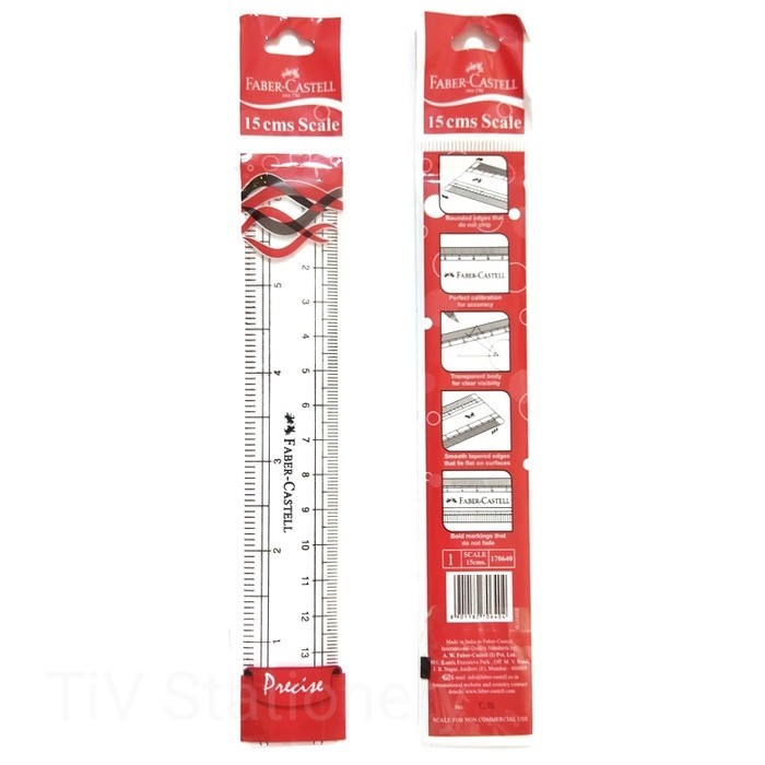 

PROMO - PENGGARIS 15CM FABER CASTELL 170640/GARISAN 62129763- BIGSELLER