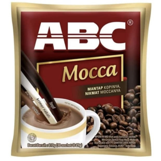 

ABC KOPI MOCCA 1 Renceng isi 10 Bungkus