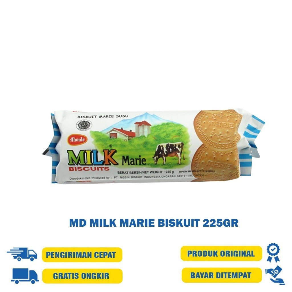 

MD.MILK MARIE BISCUIT 225 GR