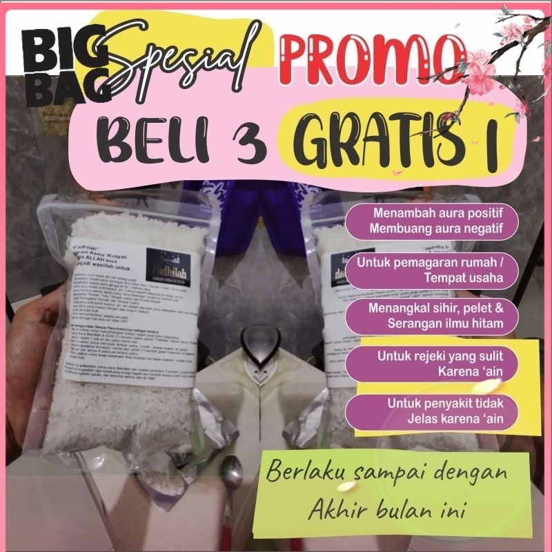 

[BigBag] Garam Ruqyah Fadhilah Asma Original rukiyah Mini 100 gr