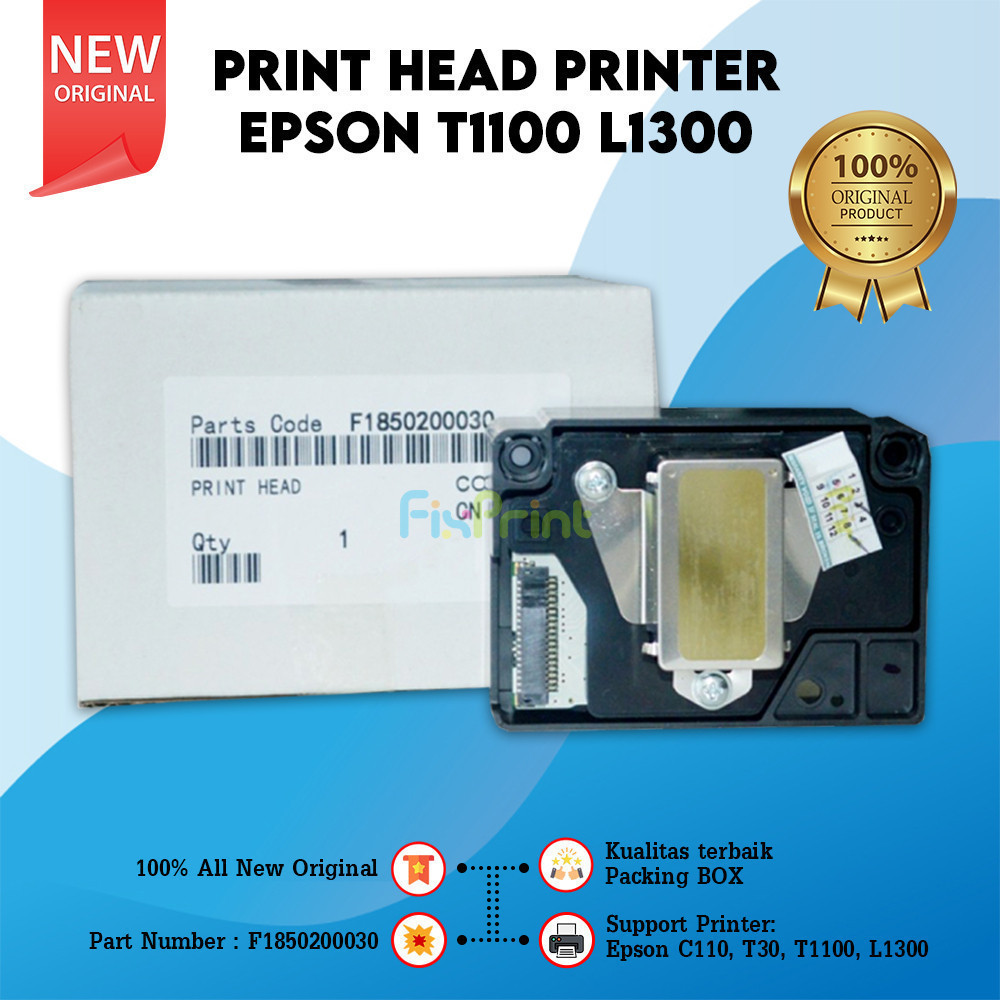 Original Print Head Epson L1300 T1100 Printhead Printer L-1300 T30