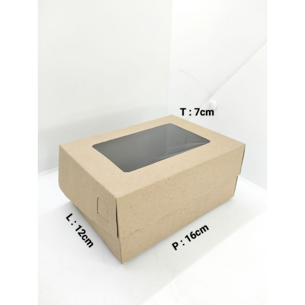 

25 PCS SNACK BOX MIKA 16X12X7 LAMINASI 365 GSM WNP